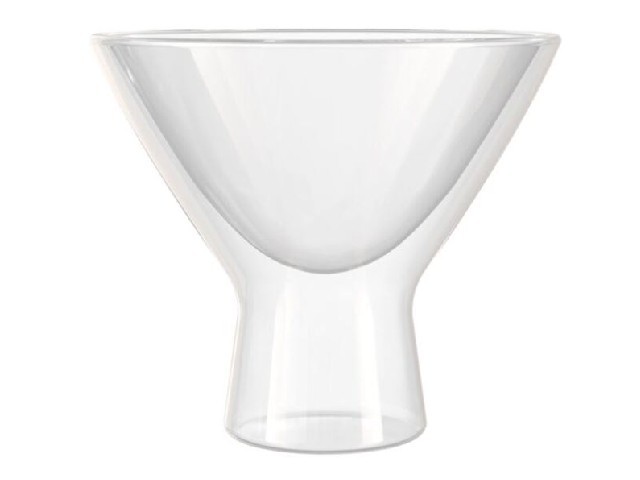 QWERTY Креманка стеклянная с двойными стенками Dolce 200 мл /12